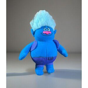 2016 DreamWorks Trolls Plush Blue Hair 9” Stuffed Toy Factory Doll